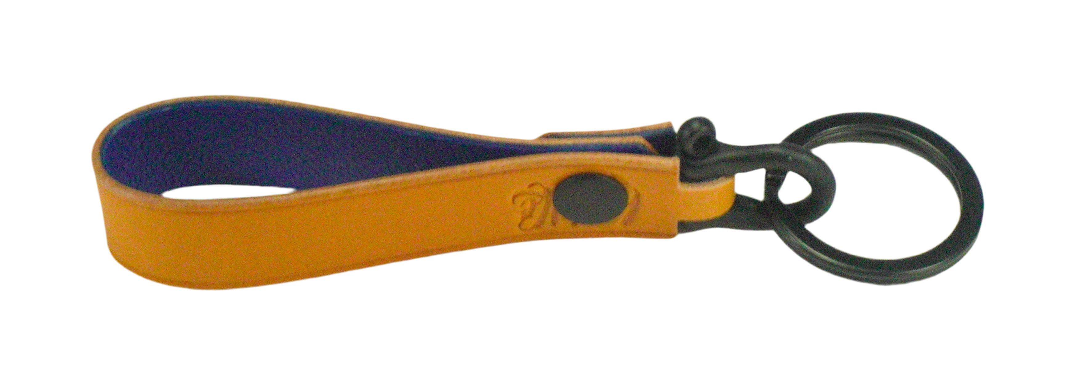 Personalized Leather Keychain