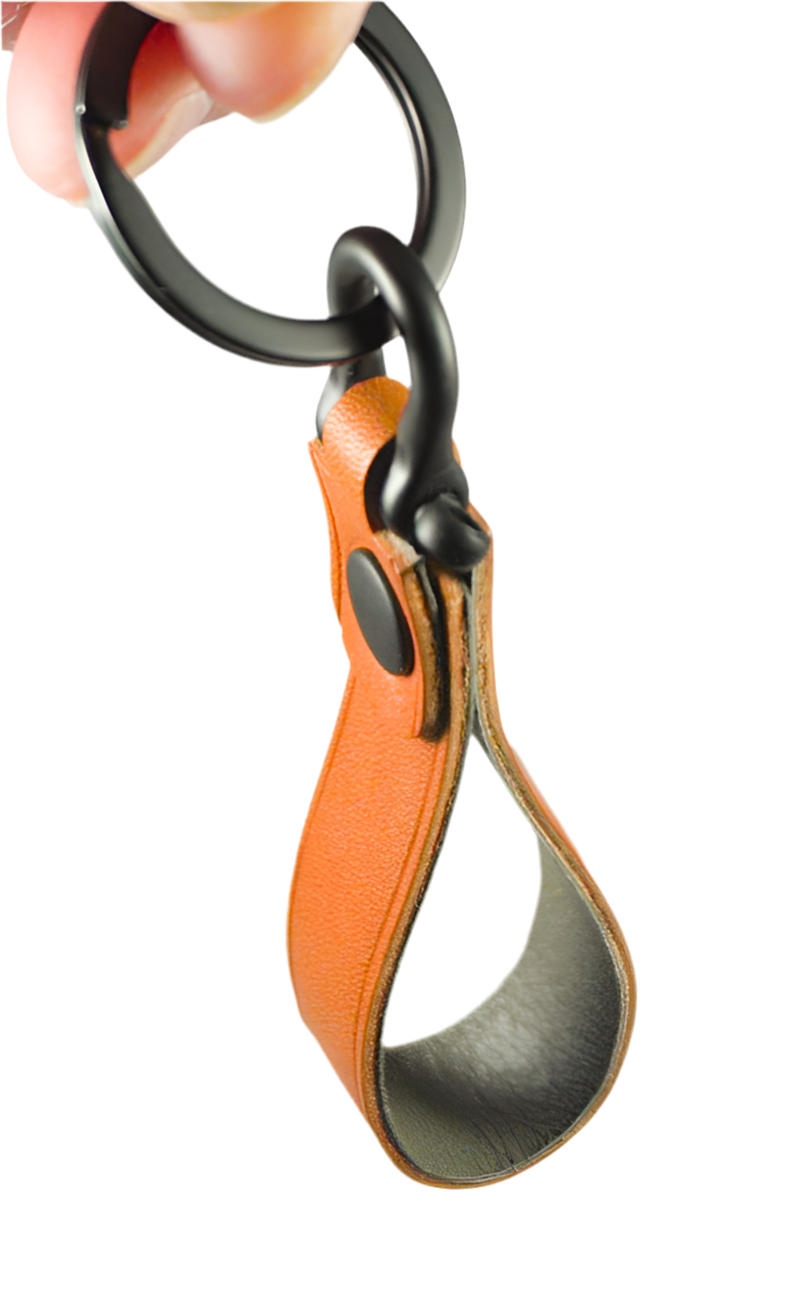 Personalized Leather Keychain