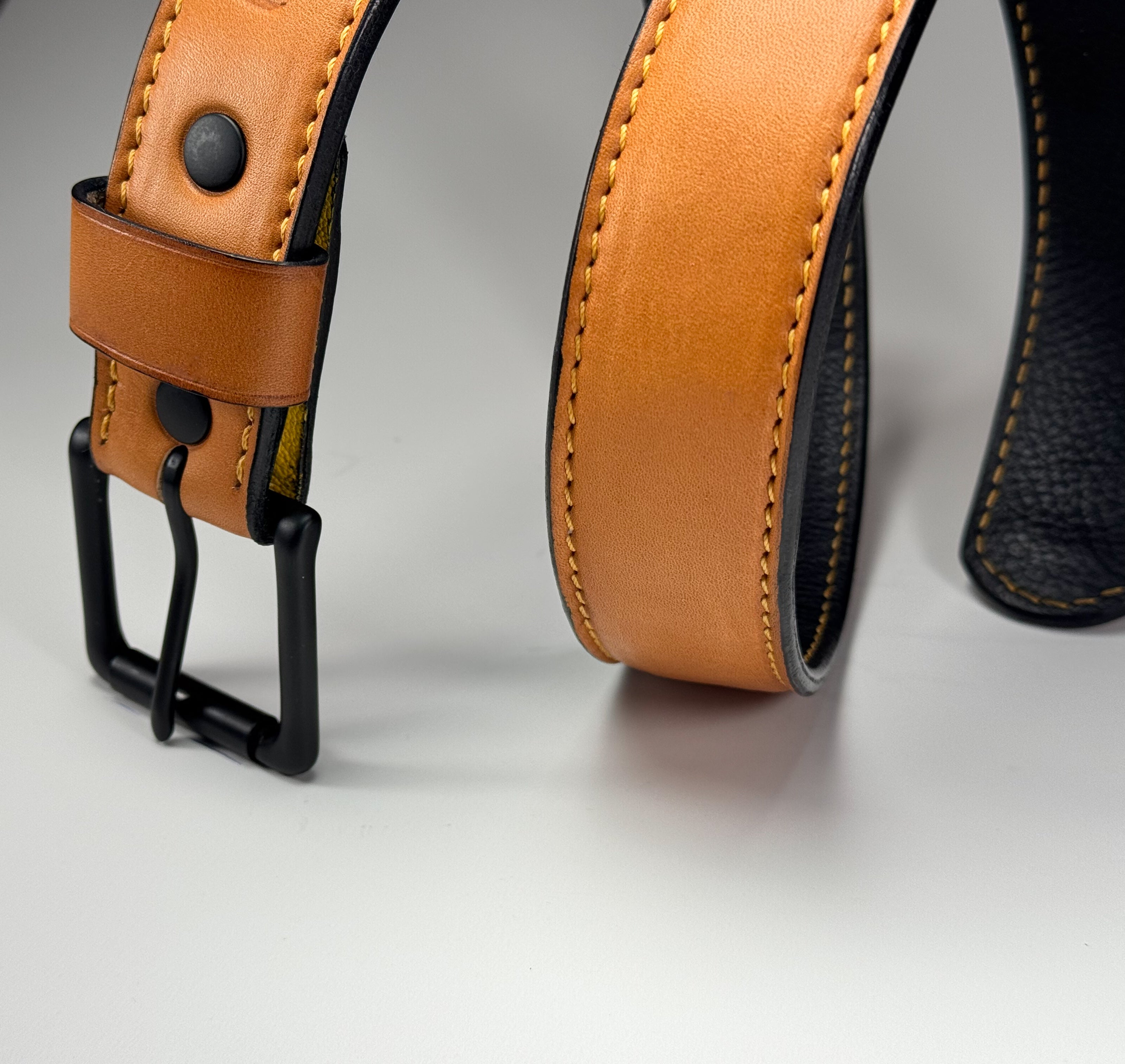 3D Premium Reinforced Everyday Leather Work Belt