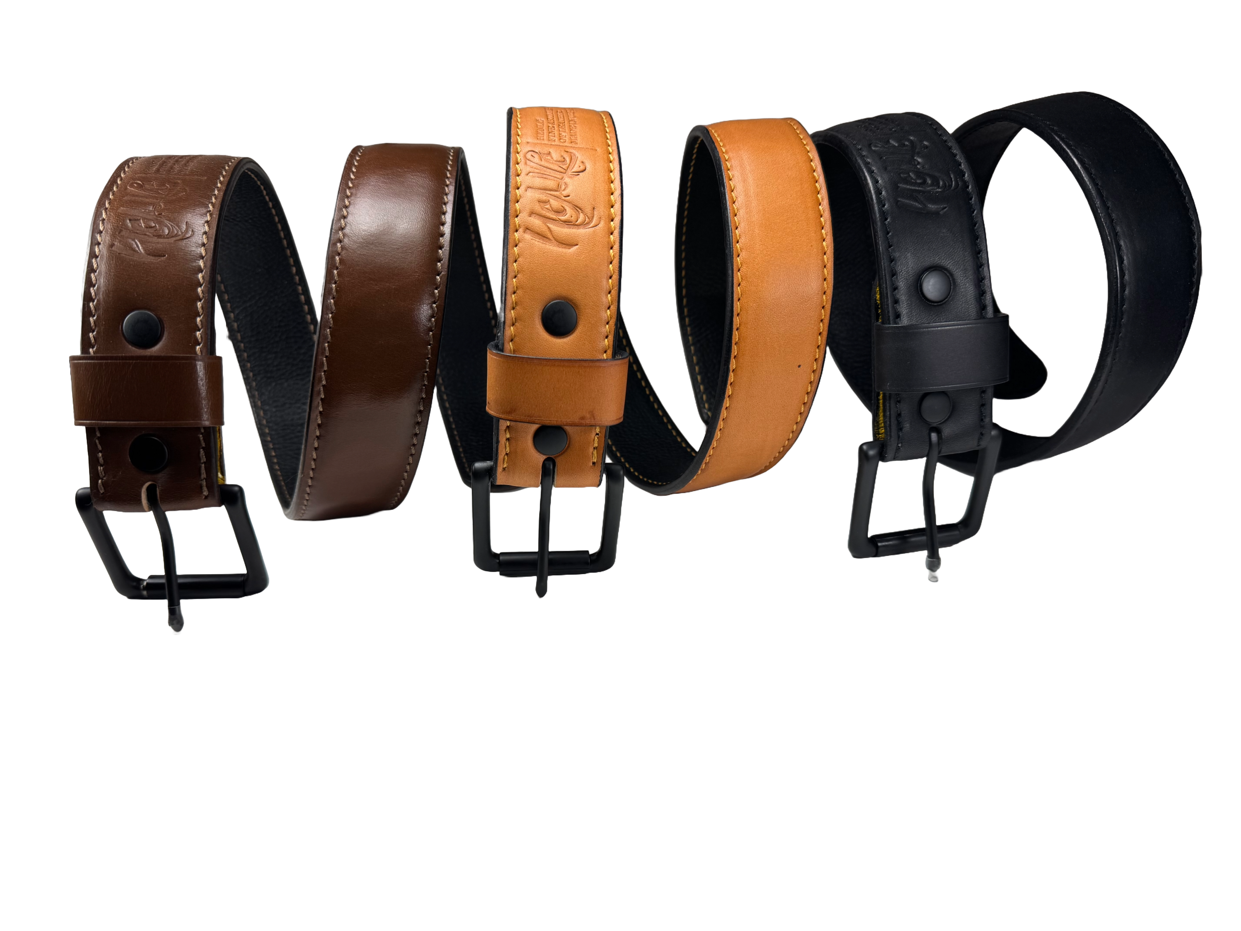 3D Premium Reinforced Everyday Leather Work Belt