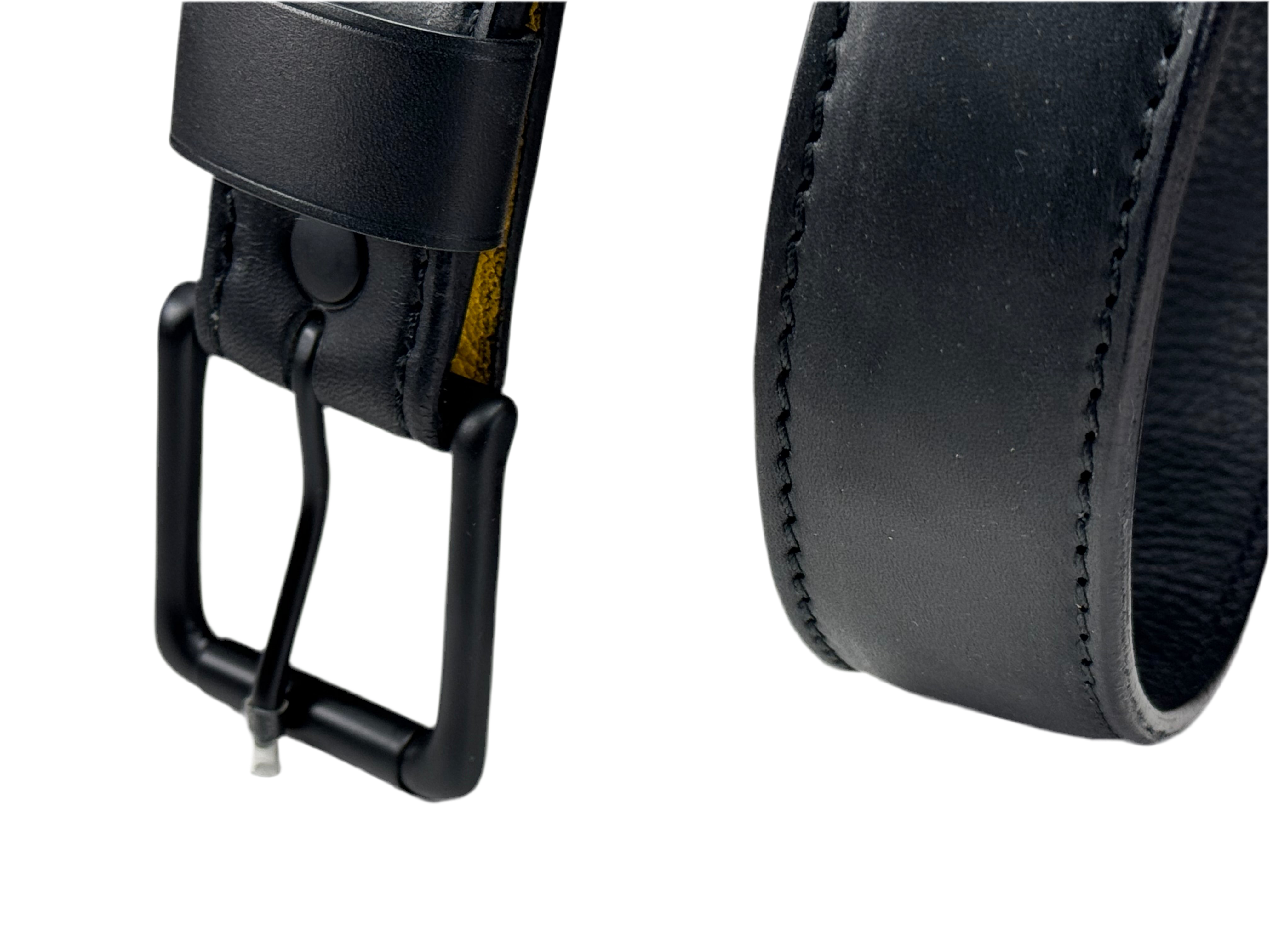 Black Premium Reinforced Everyday Leather Work Belt